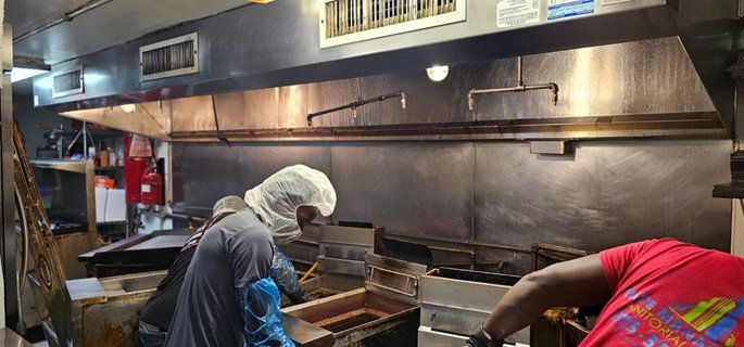 Deep kitchen cleaning